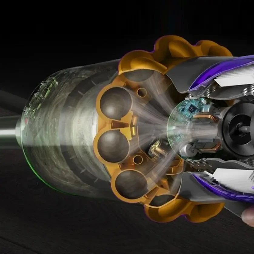 Беспроводной пылесос Dyson V15 Detect Absolute, Желтый/Фиолетовый
